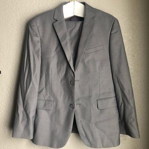 men’s gray/silver full suit